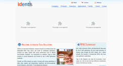 Desktop Screenshot of identis.in